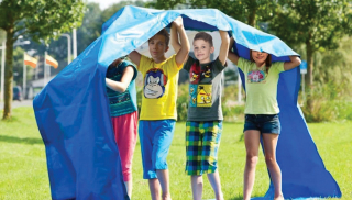 Ručne vyrobené animačné lano